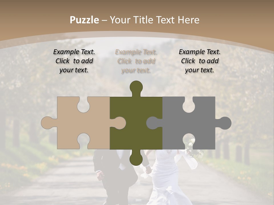 Male Romance Blossom PowerPoint Template