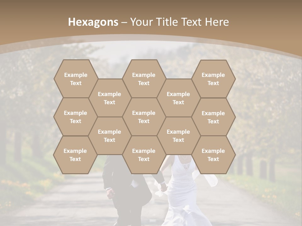 Male Romance Blossom PowerPoint Template