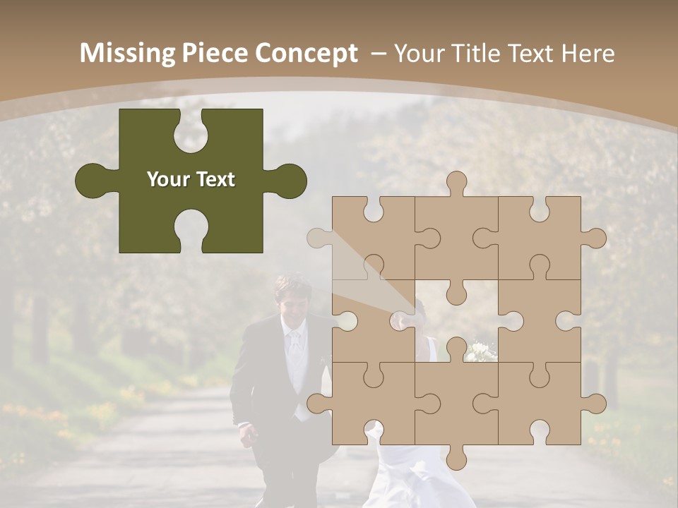 Male Romance Blossom PowerPoint Template