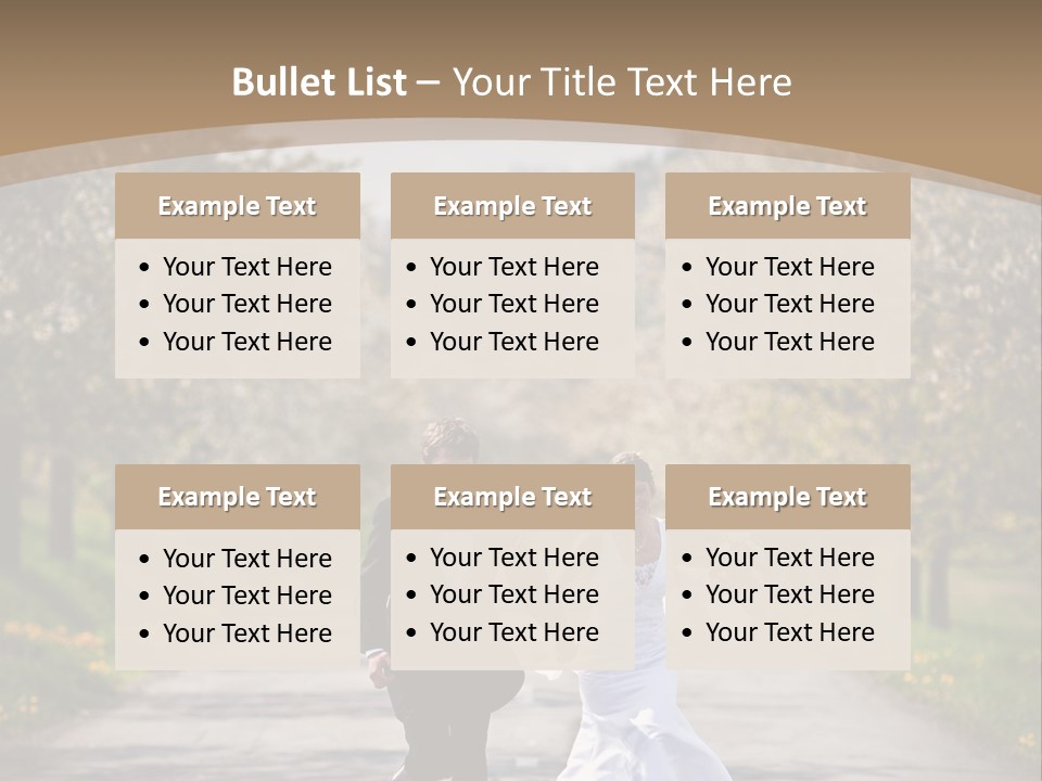 Male Romance Blossom PowerPoint Template