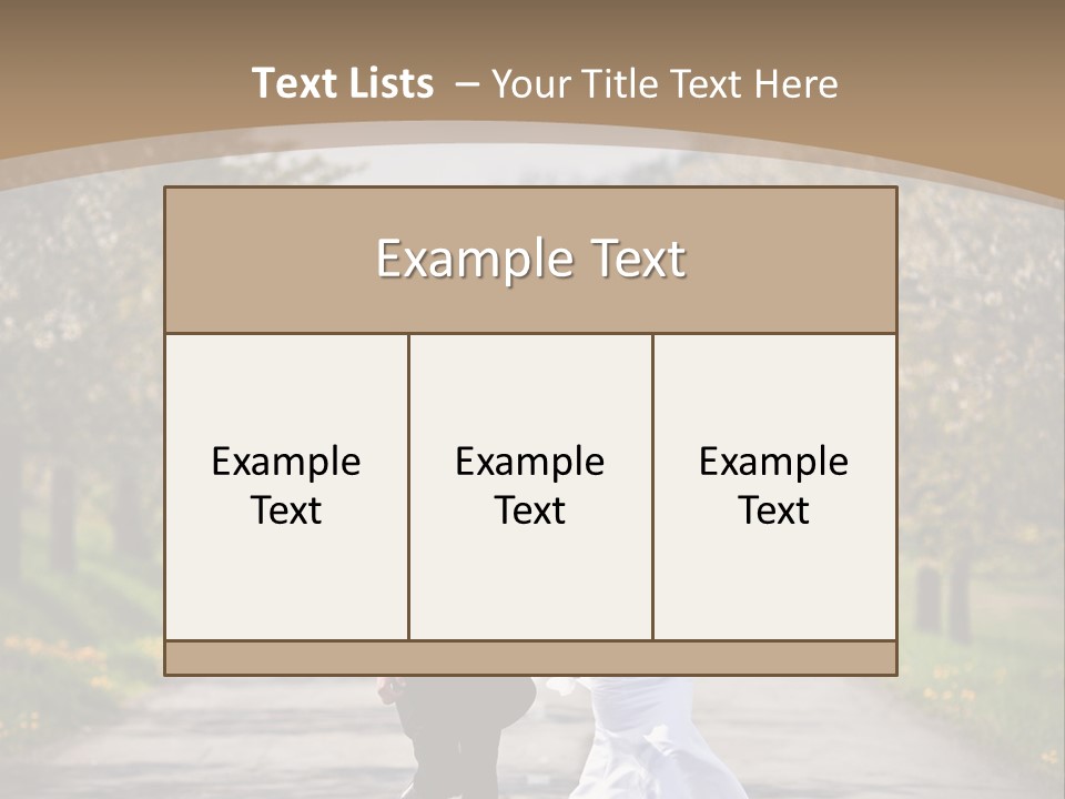 Male Romance Blossom PowerPoint Template