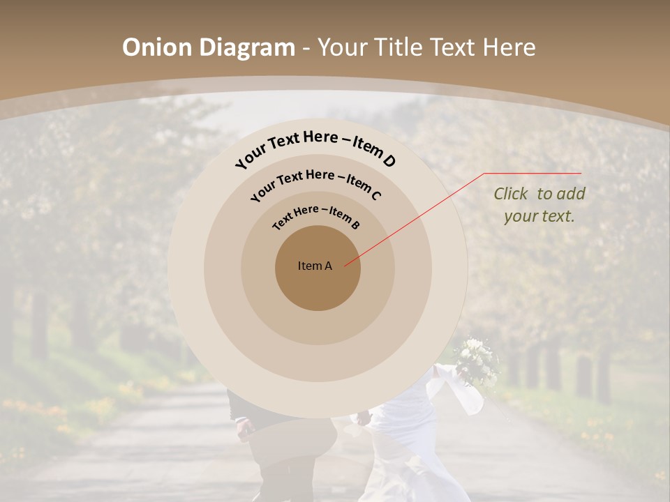 Male Romance Blossom PowerPoint Template