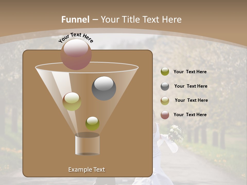 Male Romance Blossom PowerPoint Template