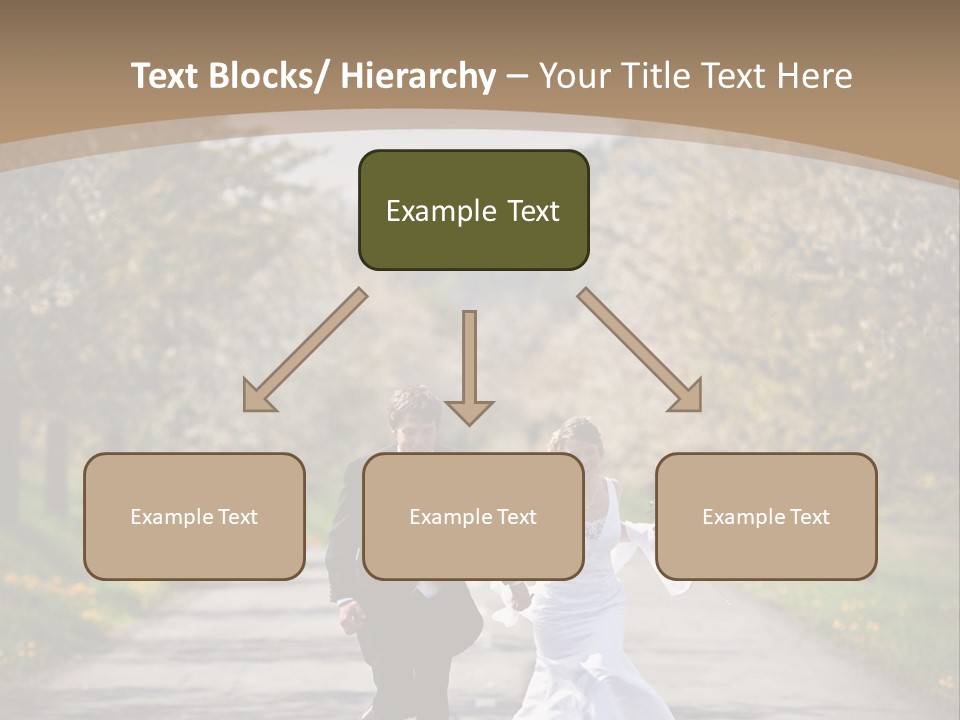 Male Romance Blossom PowerPoint Template