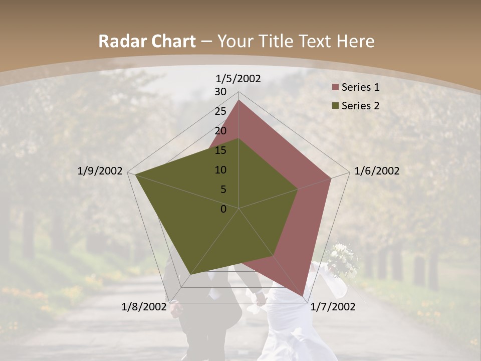 Male Romance Blossom PowerPoint Template