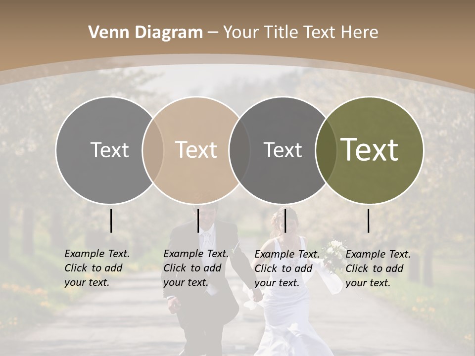 Male Romance Blossom PowerPoint Template