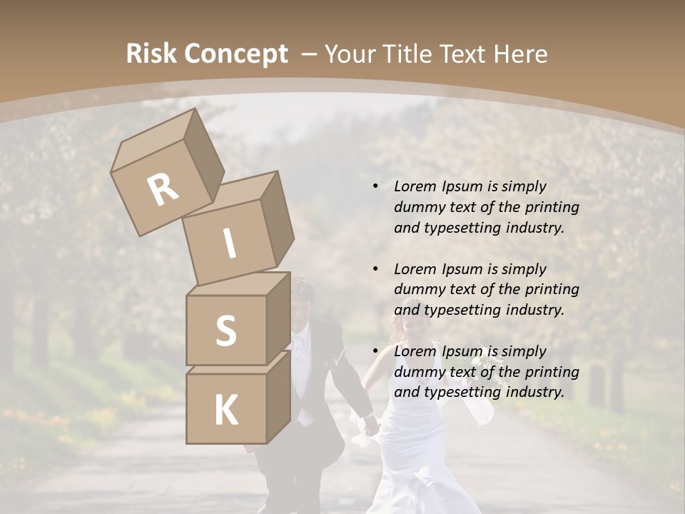 Male Romance Blossom PowerPoint Template