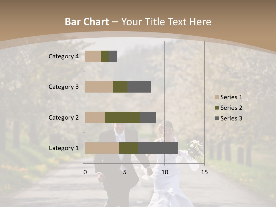 Male Romance Blossom PowerPoint Template