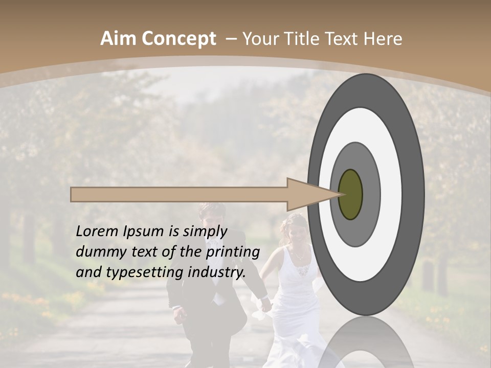 Male Romance Blossom PowerPoint Template