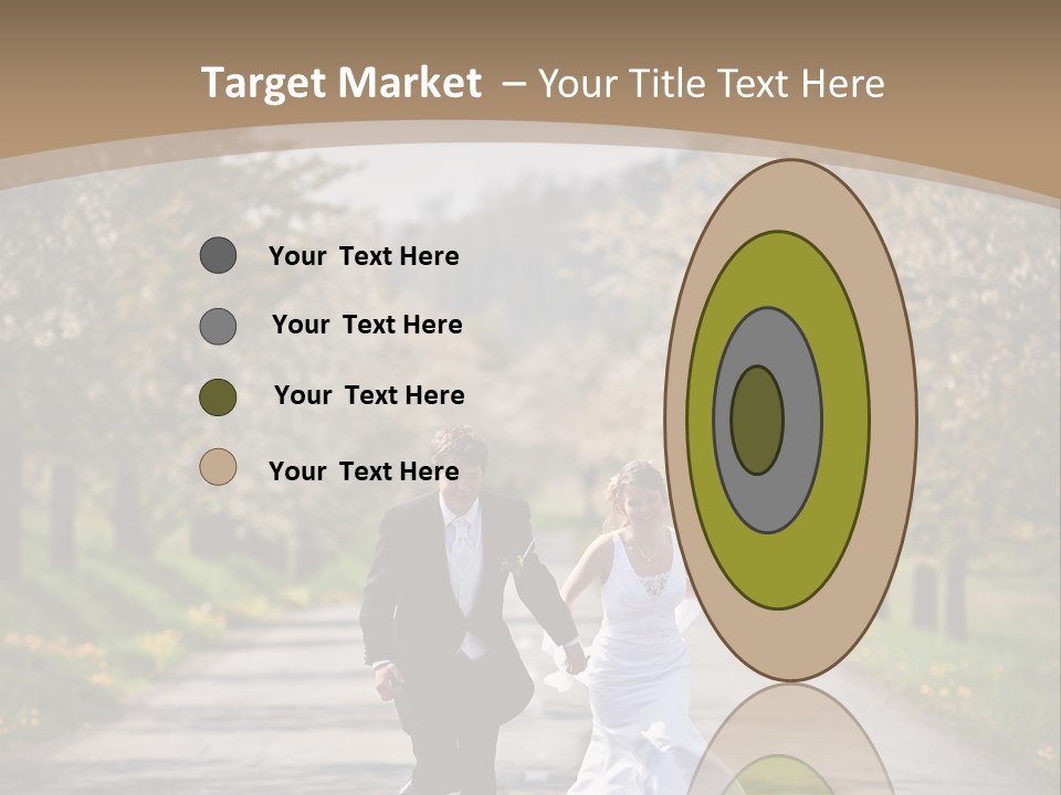 Male Romance Blossom PowerPoint Template