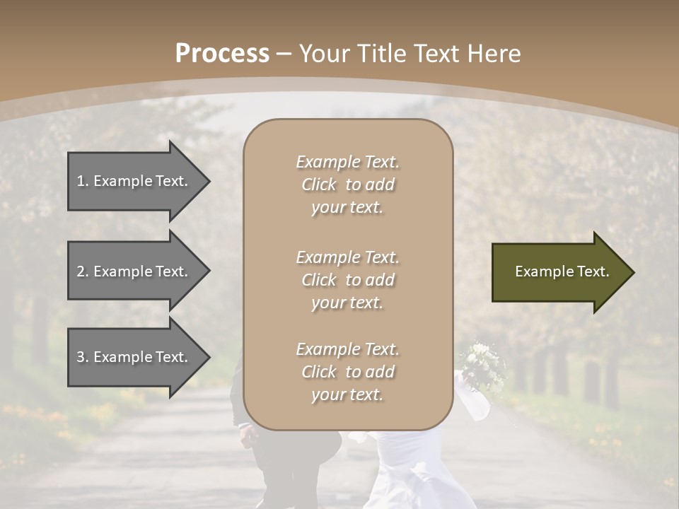 Male Romance Blossom PowerPoint Template