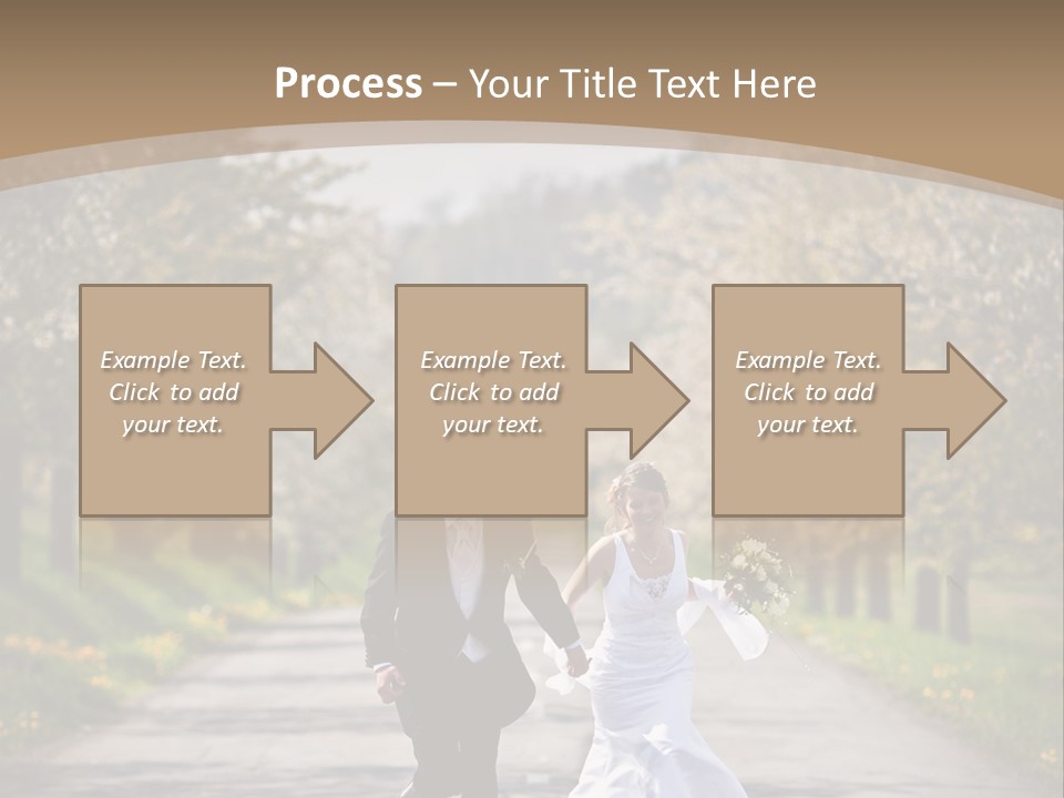 Male Romance Blossom PowerPoint Template