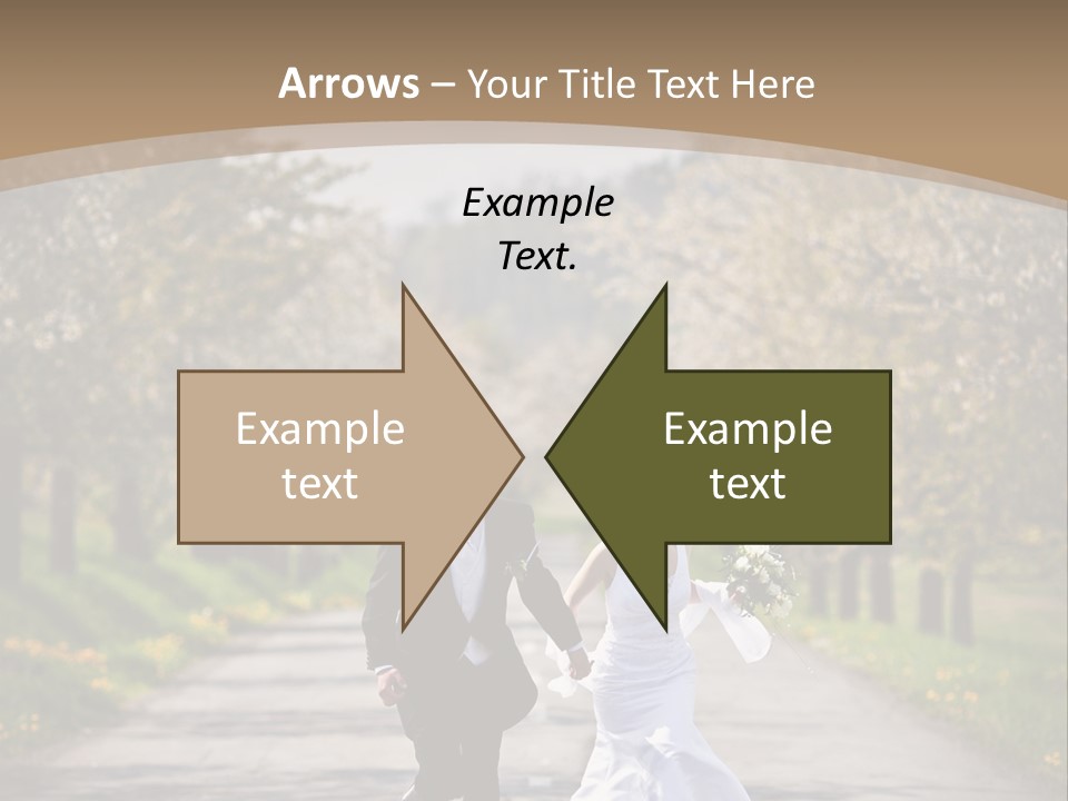 Male Romance Blossom PowerPoint Template