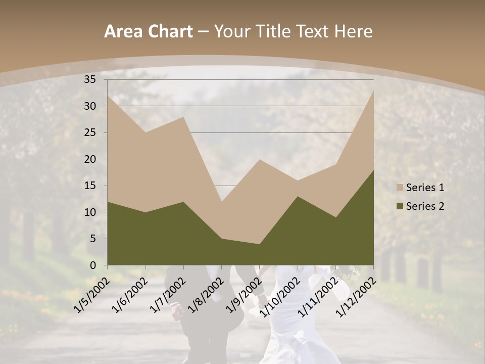 Male Romance Blossom PowerPoint Template