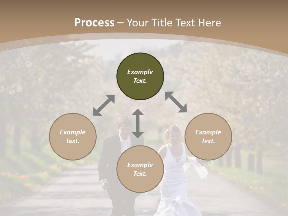 Male Romance Blossom PowerPoint Template