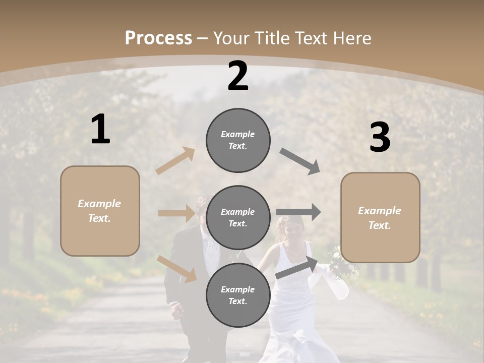 Male Romance Blossom PowerPoint Template