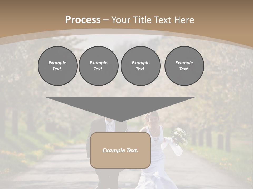 Male Romance Blossom PowerPoint Template