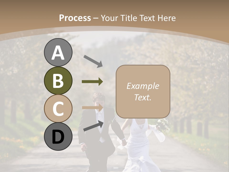 Male Romance Blossom PowerPoint Template