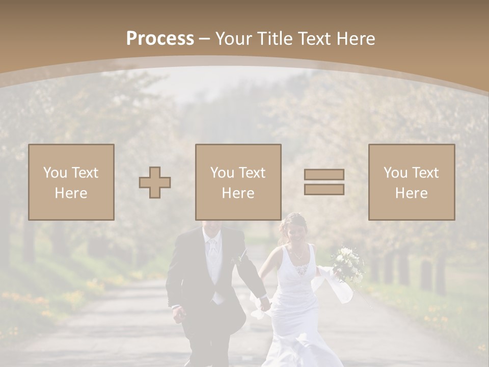 Male Romance Blossom PowerPoint Template
