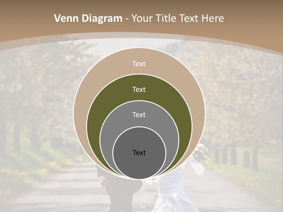 Male Romance Blossom PowerPoint Template