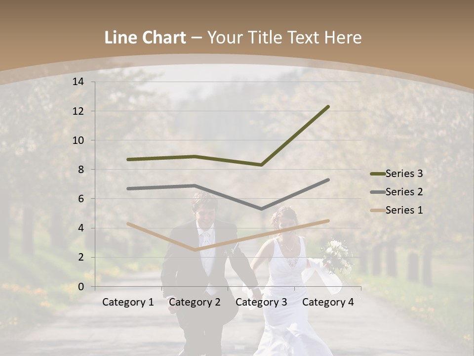 Male Romance Blossom PowerPoint Template