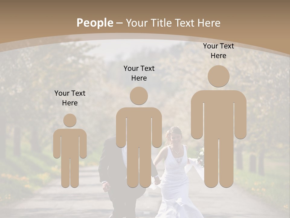 Male Romance Blossom PowerPoint Template