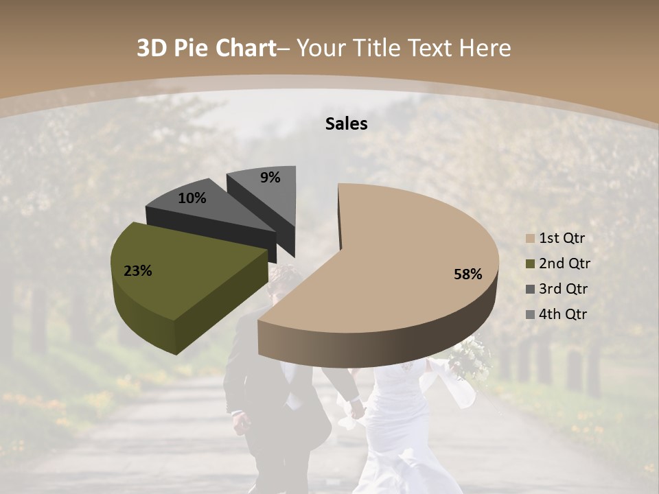 Male Romance Blossom PowerPoint Template