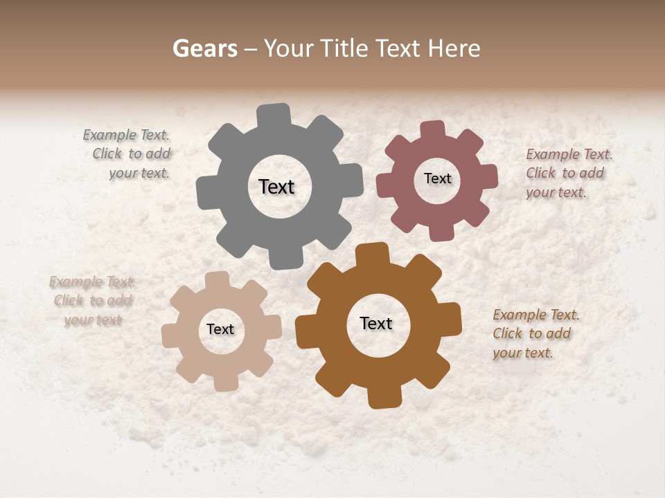 Preparation Cake Bake PowerPoint Template