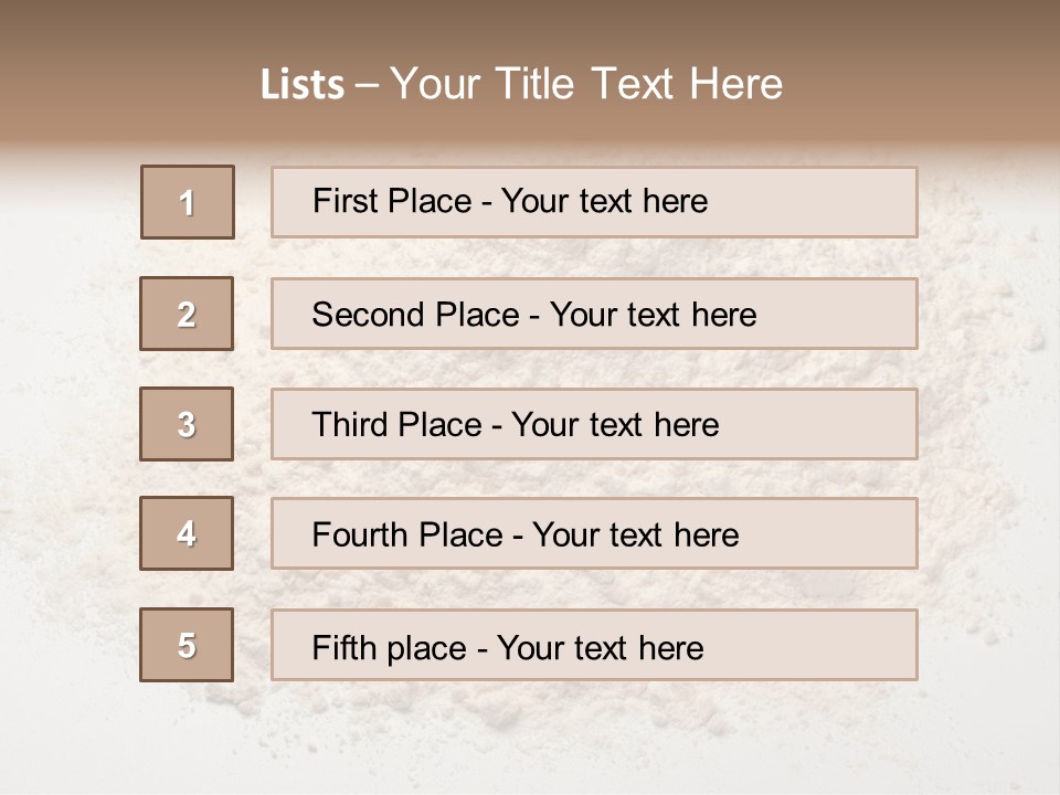 Preparation Cake Bake PowerPoint Template