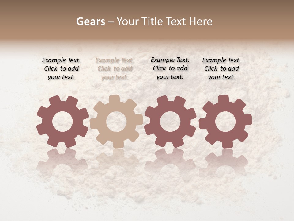 Preparation Cake Bake PowerPoint Template