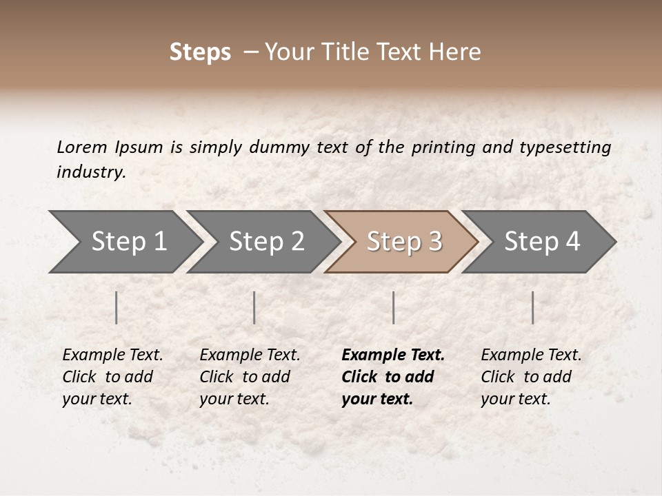 Preparation Cake Bake PowerPoint Template