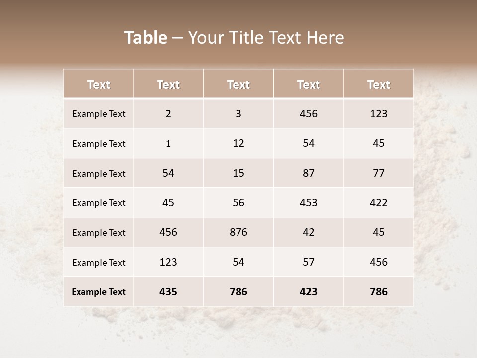 Preparation Cake Bake PowerPoint Template