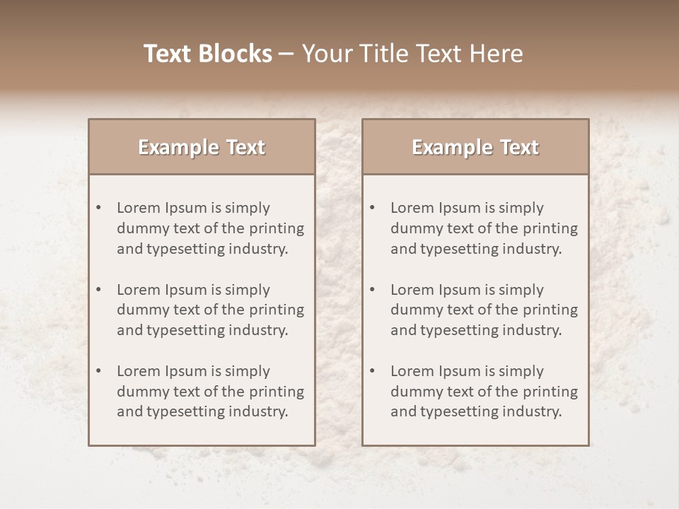Preparation Cake Bake PowerPoint Template