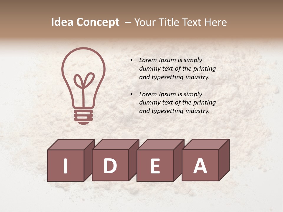 Preparation Cake Bake PowerPoint Template