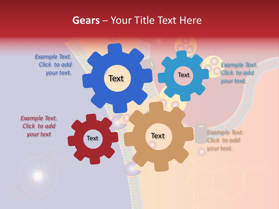 Neurotransmitter Psychiatry Biology PowerPoint Template