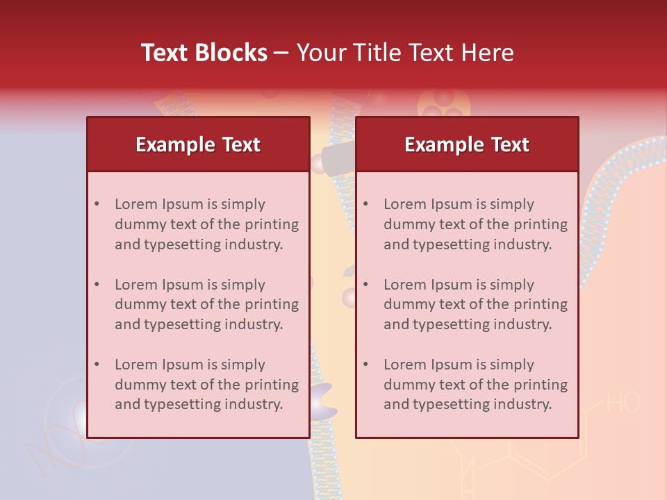 Neurotransmitter Psychiatry Biology PowerPoint Template