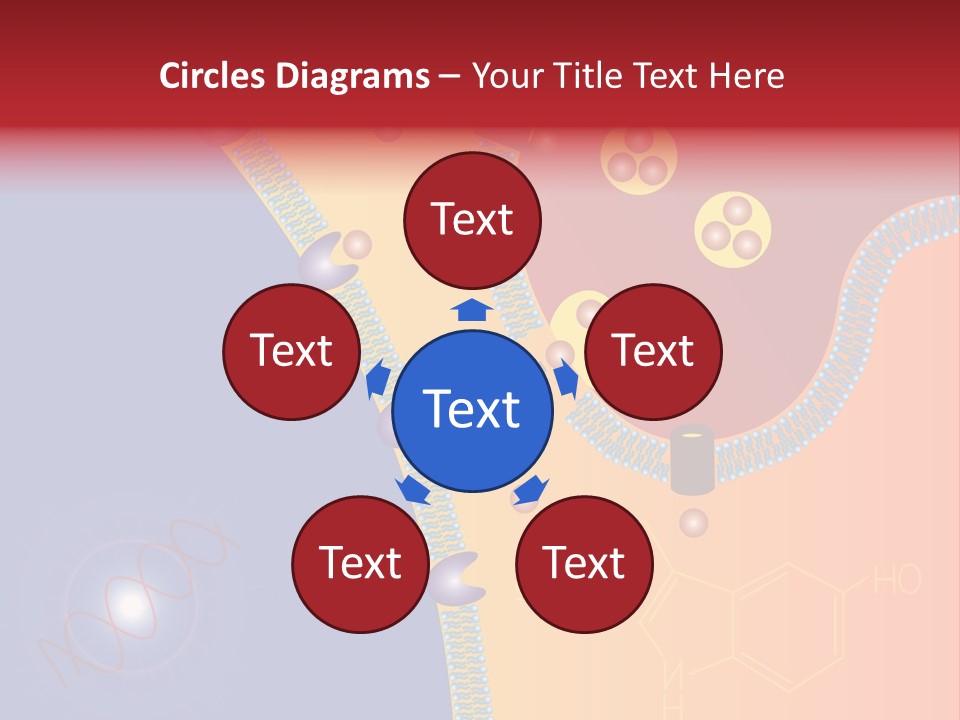 Neurotransmitter Psychiatry Biology PowerPoint Template