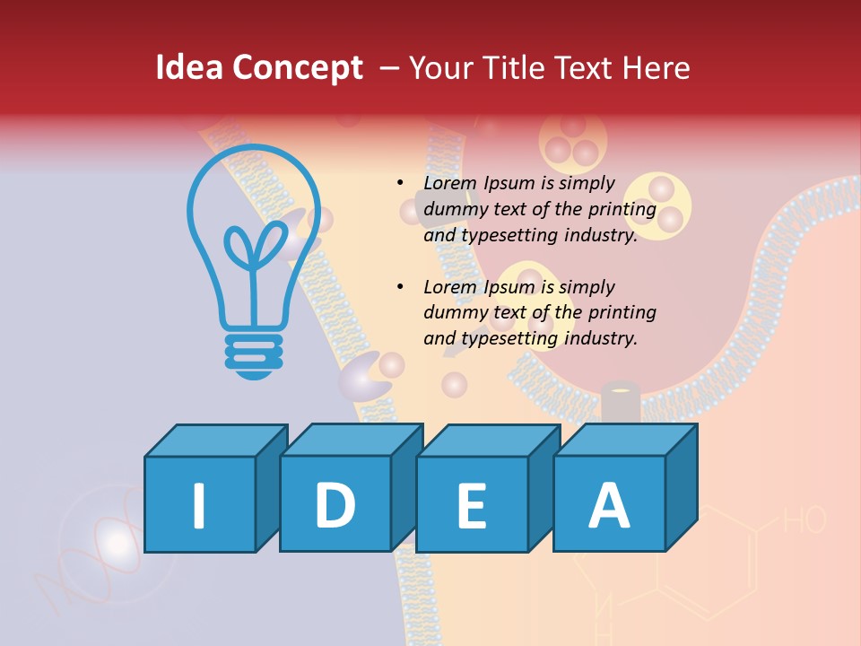 Neurotransmitter Psychiatry Biology PowerPoint Template