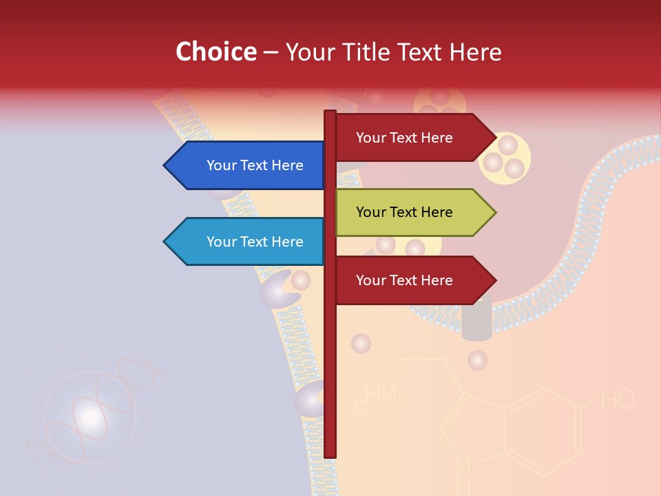 Neurotransmitter Psychiatry Biology PowerPoint Template