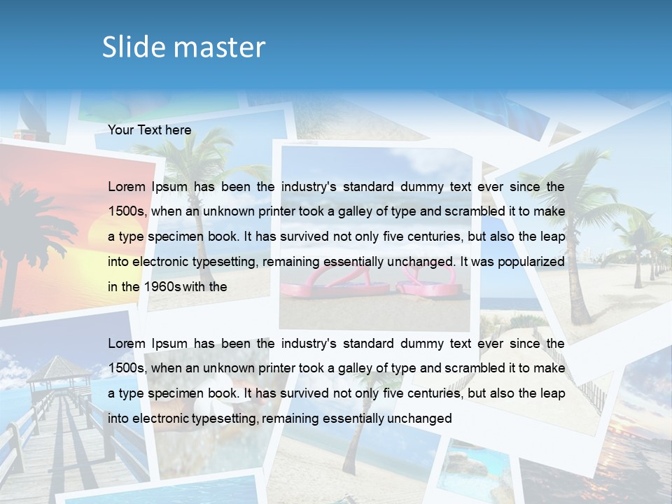 Sand Pictures Photos PowerPoint Template