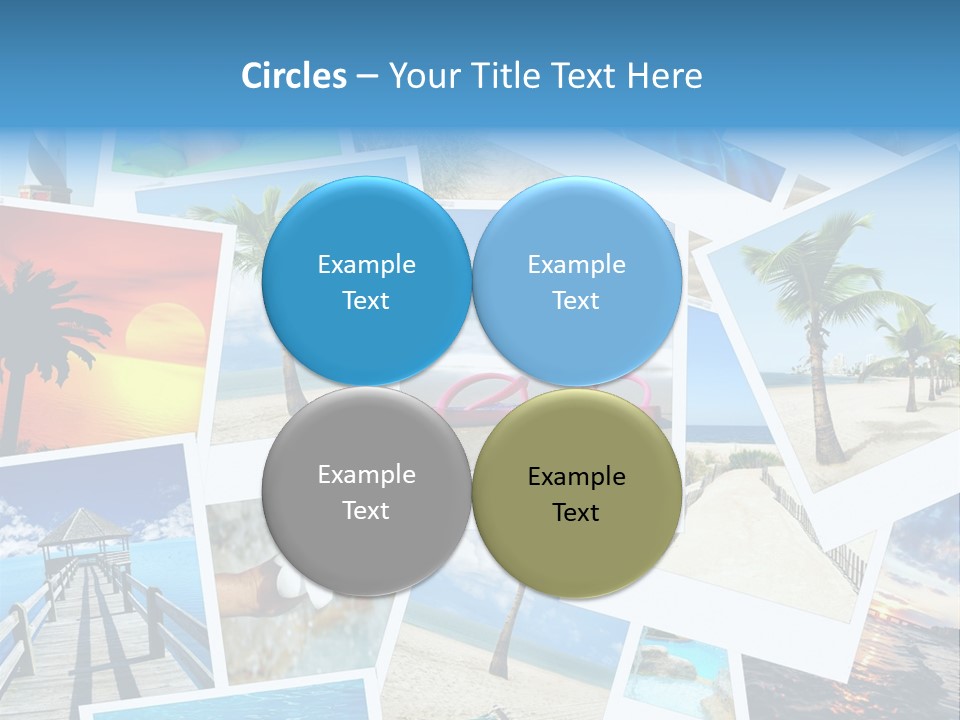 Sand Pictures Photos PowerPoint Template