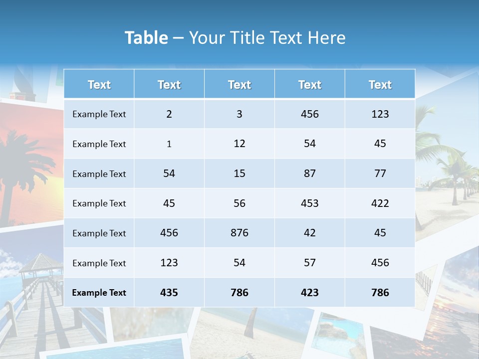 Sand Pictures Photos PowerPoint Template