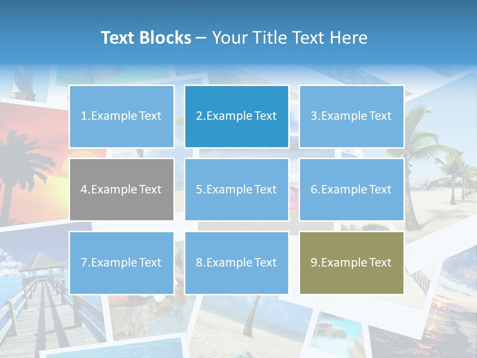 Sand Pictures Photos PowerPoint Template