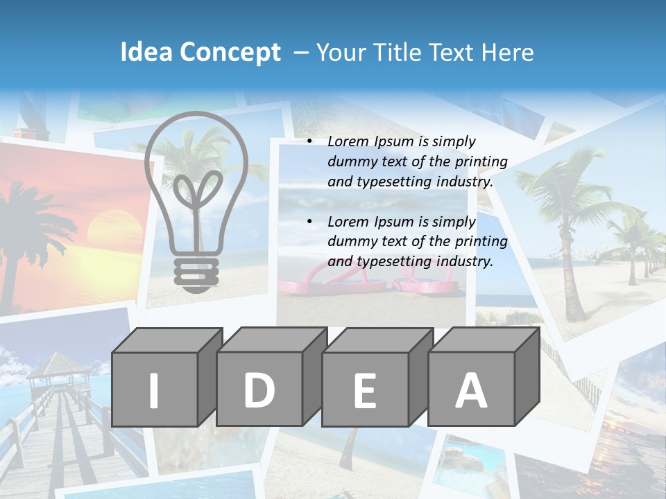 Sand Pictures Photos PowerPoint Template