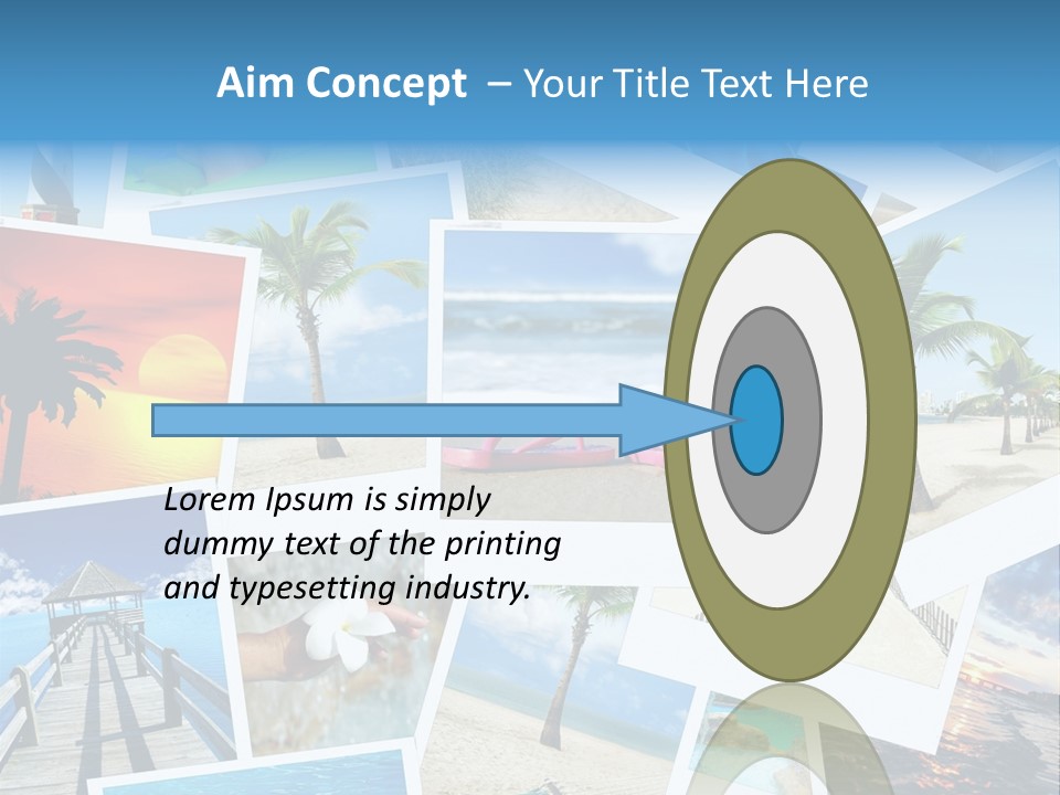 Sand Pictures Photos PowerPoint Template