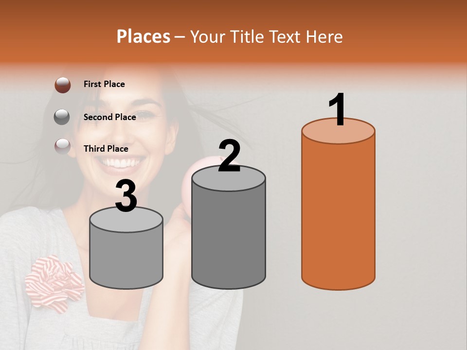 Love Pink Rabbit PowerPoint Template