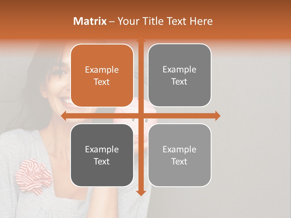 Love Pink Rabbit PowerPoint Template