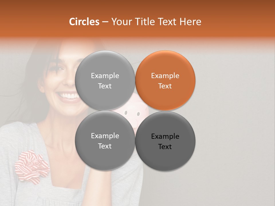 Love Pink Rabbit PowerPoint Template