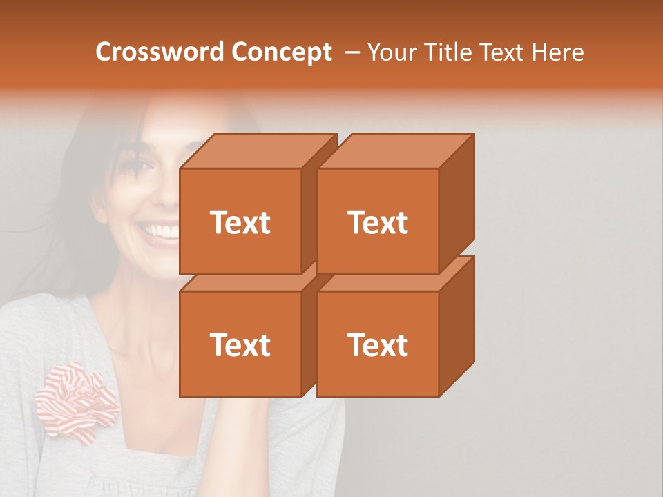 Love Pink Rabbit PowerPoint Template