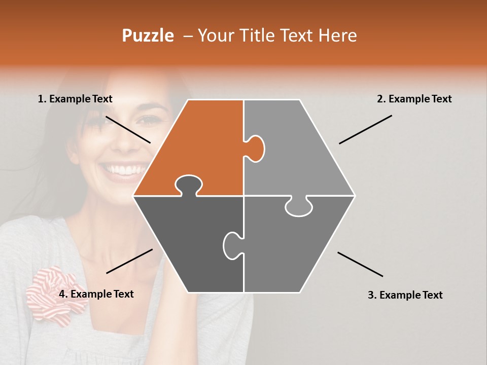 Love Pink Rabbit PowerPoint Template